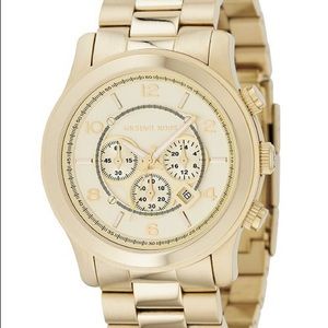 Michael Kors Accessories - Michael Kors Gold Runway Watch MK-8077 Michael Kors Accessories - Michael Kors Gold Runway Watch MK-8077